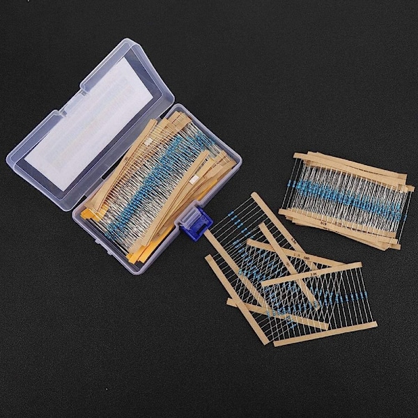 1280 st Resistor Kit Resistor Sortiment Kit Metallfilm