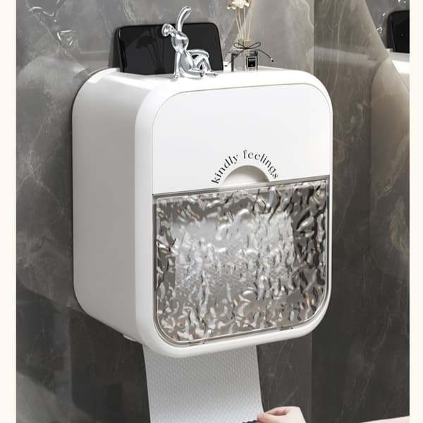 Toiletpapirholder Tissue Box HVID A A White A-A
