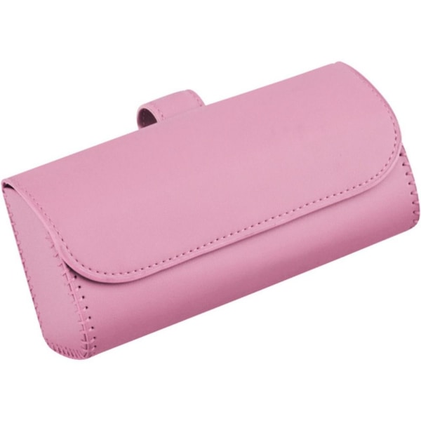 Bil Solglasögon Solglasögon Case Clip Bil Solglasögon Hållare ROSA Pink