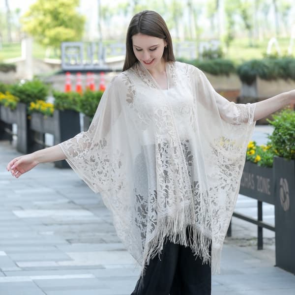 Aftenkjoler Sjal Lady Cape Wraps SORT SORT Black