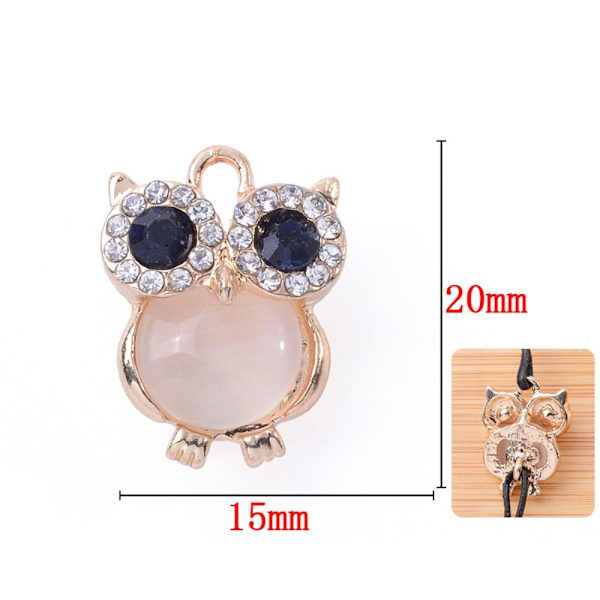 10 STK Pearl Button Rhinestone-knapper 4 4 4