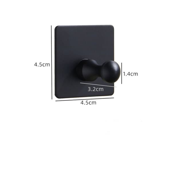 4 Stk Håndklædekroge Sticky Hooks SØLV SØLV Silver