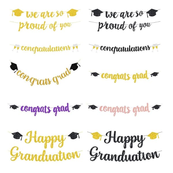 Grattis Graduation Banner Hanging Banner B B B