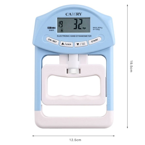 Justerbar greppstyrketestare elektronisk handdynamometer