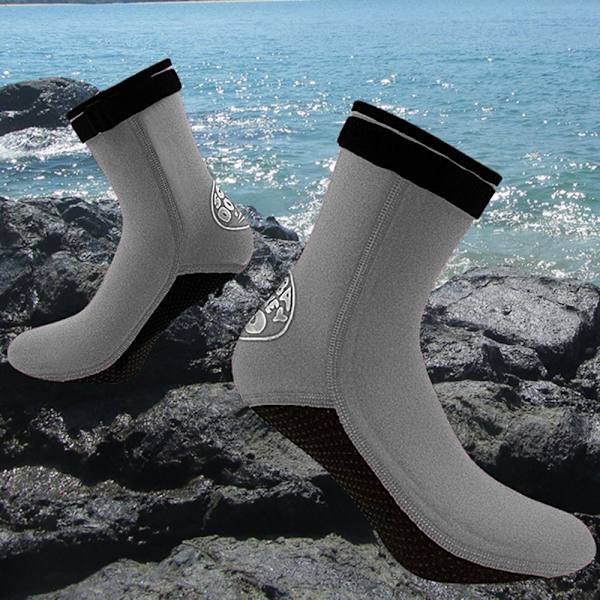 Neopreeniset sukellussukat uimasukat GREY M Grey M