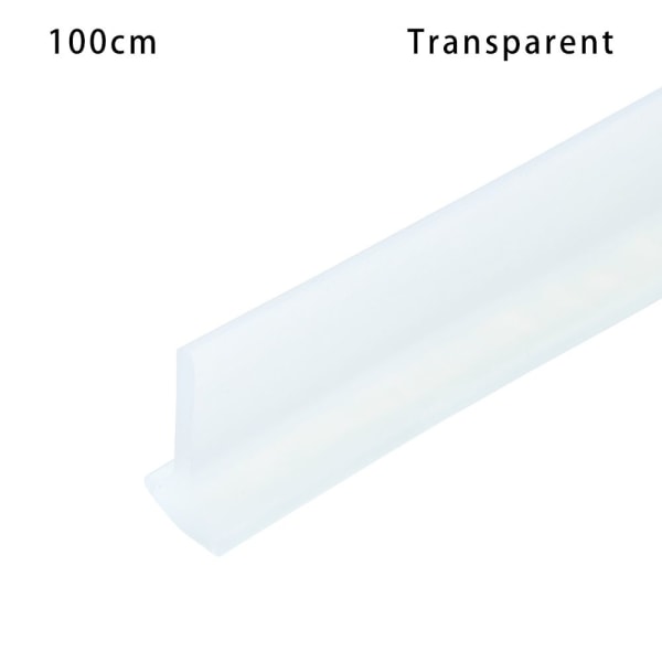 Vannstopper Vannholdelist TRANSPARENT 100CM Transparent 100cm