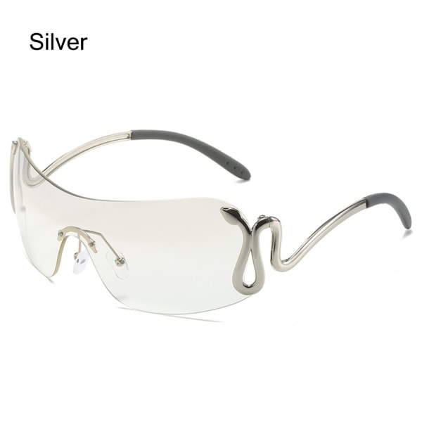 Sneaky Snake Aurinkolasit Y2K Aurinkolasit SILVER SILVER