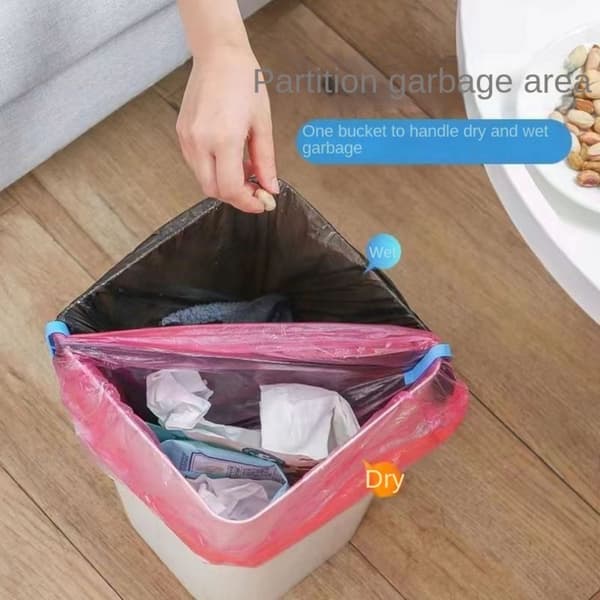 30 st Avfallspåsehållare Klämmor för soppåsar Soptunna Klämma Blue 30Pcs-30Pcs