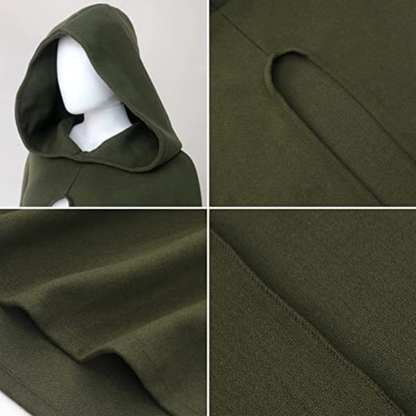 Halloween Kläder Open Cape Cloak NAVY L navy L