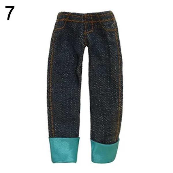 Floral jeans skinnbukser 7 7 7