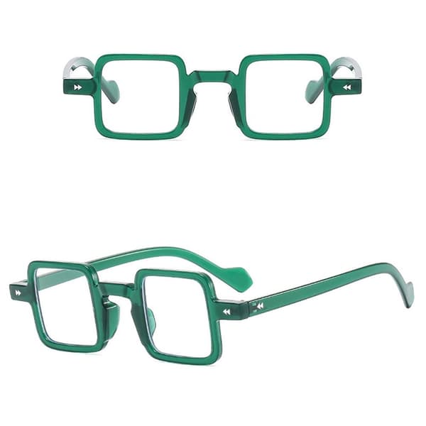 Anti-Blue Light Glasses Oversized Eyeglasses ORANGE Orange