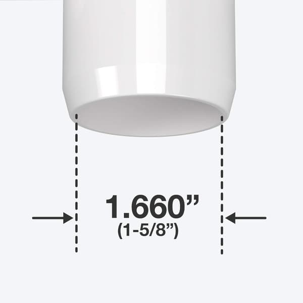 4 stk Albue PVC Fitting PVC Fitting Connector Hjørne Fitting