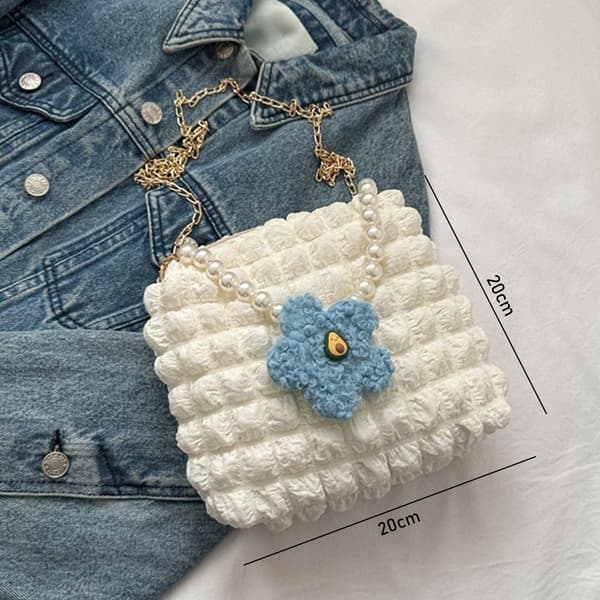 Messenger Bag Skulderveske HVIT white