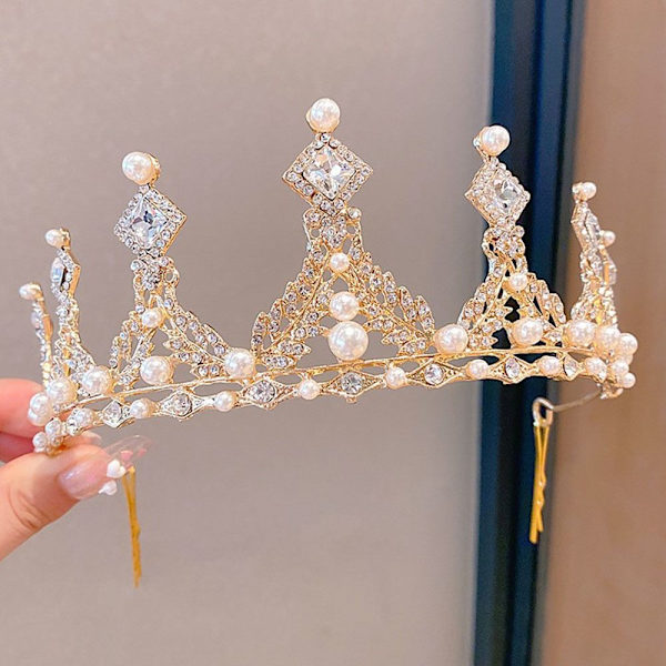 Princess Crown Tiaras Pandebånd STYLE 2 STYLE 2 Style 2