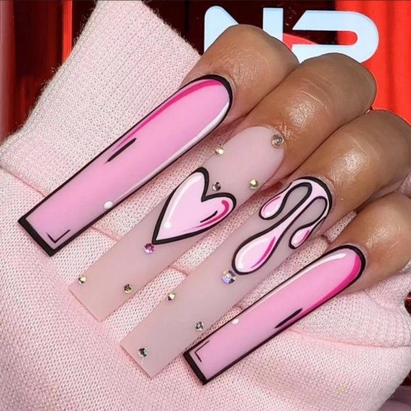 Fake Nails Ballerina 1 1 1