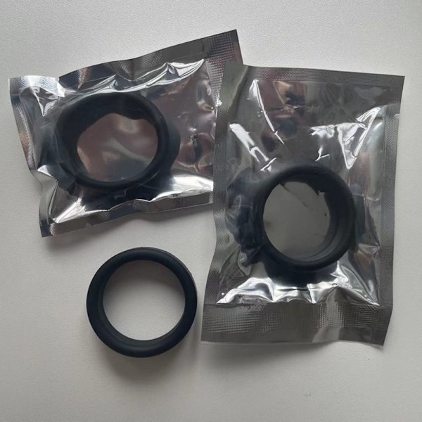 2 Stk Gummi Ring Bagage Hjul Ring SORT SORT black
