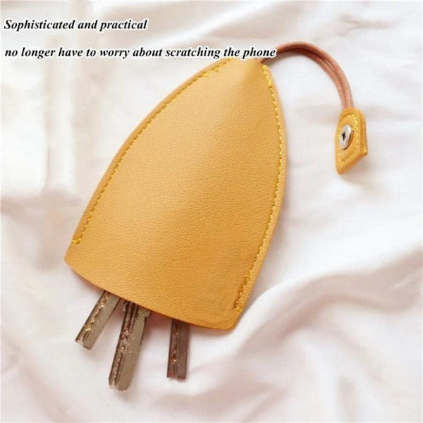 Pull Out Car Key Case Pull Out Key Sleeve GRÅ GRÅ Grey