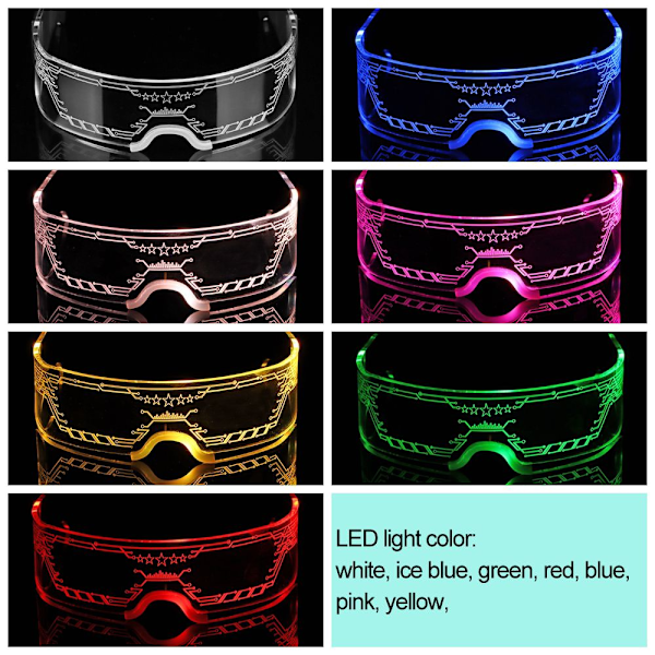 LED-ljusglasögon Cyberpunk EyeWare TYPE 3 Type 3