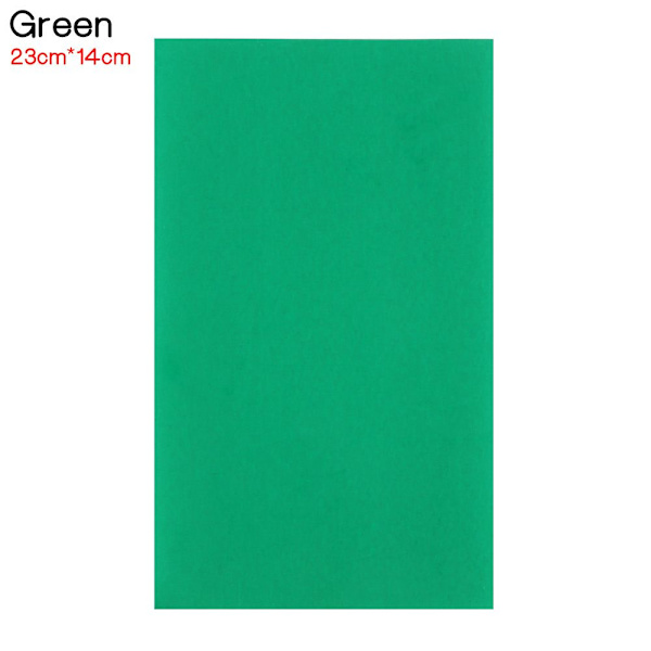 10 STK Kolpapper Broderi Tracing Bumf För tyg GRÖN green 23cm*14cm