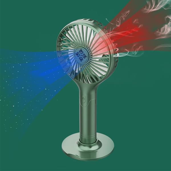 Håndholdt ventilator, bordventilator, PINK