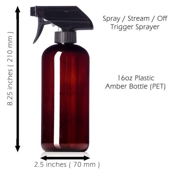 2st Plastsprayflaskor Påfyllningsbar tom flaska 2ST 2ST 2Pcs