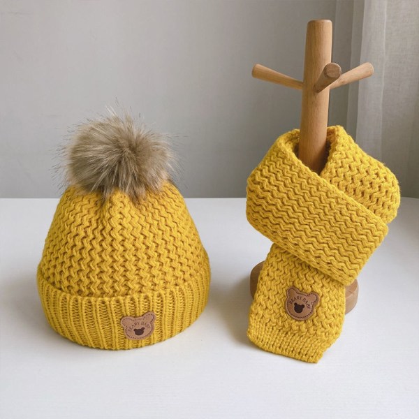 Baby Hat Barn Beanie GUL yellow