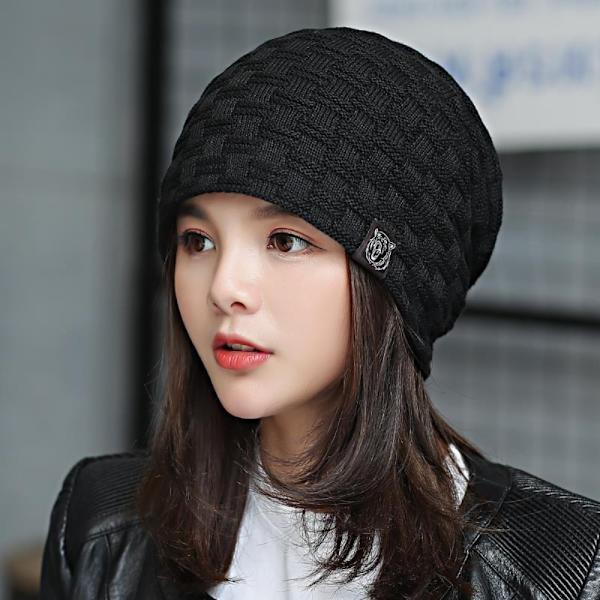 Winter Beanie Hat Kylmähattu MUSTA Black