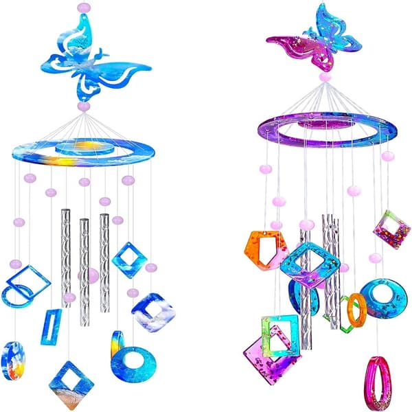 Resin Mold Wind Chimes Silikonsett Bunt