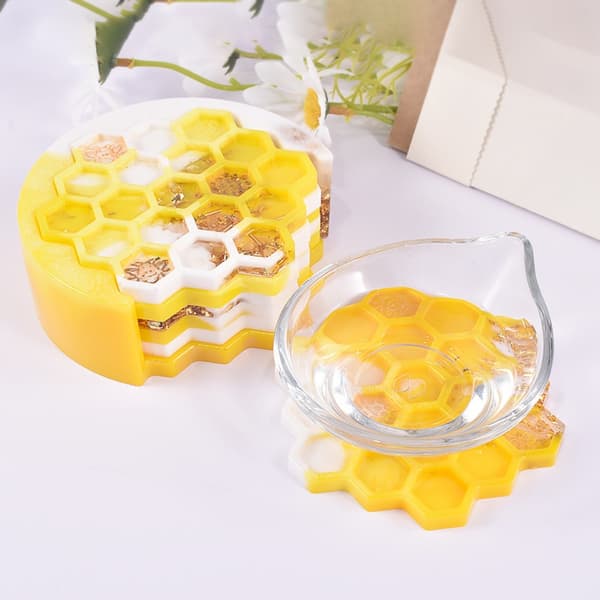 Honeycomb Cup Coaster Form DIY Craft