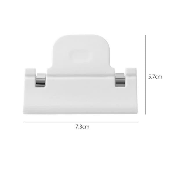4st Lakanfästklämmor Lakanklämma VIT White