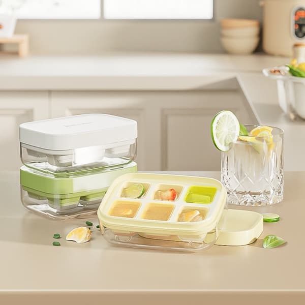 Ice Cube Square Tray Mold Iso Ice Tray Mold VIHREÄ Green