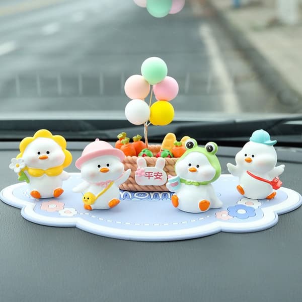 Happy Duck Car Ornament Bilinredningstillbehör E E E