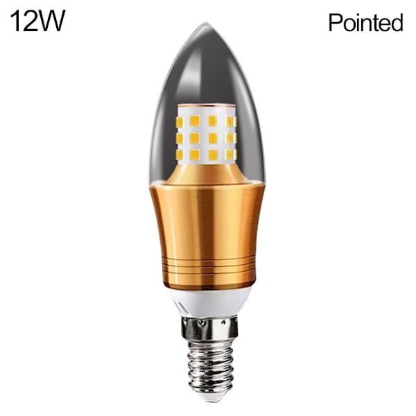 LED lyspære e14 E27 12WPOINTED SPIS 12WPointed