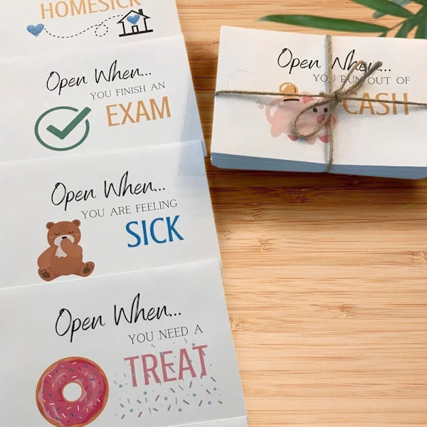 Avaa, kun kirjekuoret Piggy Open Envelopes Kit Kirjekuoren koristelu