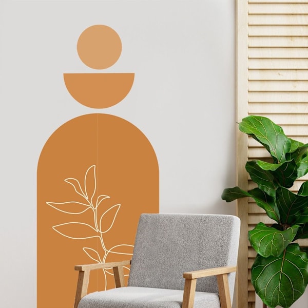 Väggdekal Arch Boho-dekal
