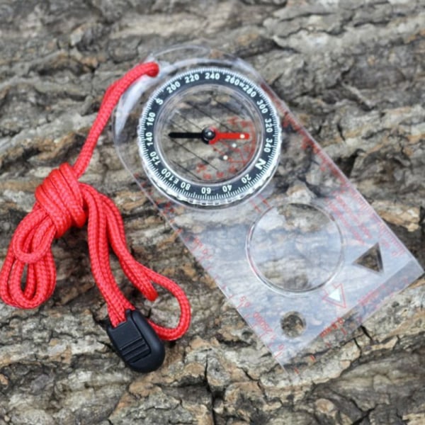 Kort Lineal kompas Orienteringsnavigation Grundplade kompas