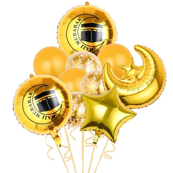 10 kpl al-Adha ilmapalloja Eid Mubarak -ilmapalloja 06 06