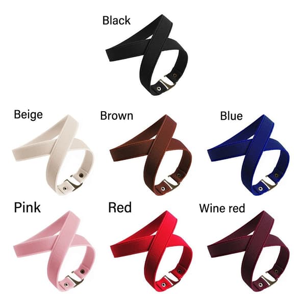 1 par Bundle Shoelisse Høye hæler Holder BRUN brown