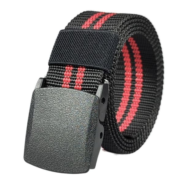 Tactical Herrbälte Militärbälte DUBBLA RANDE-GRÅT Double Stripes-Grey