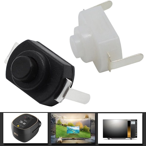 Push Button Switch Taskulamppukytkin VALKOINEN white