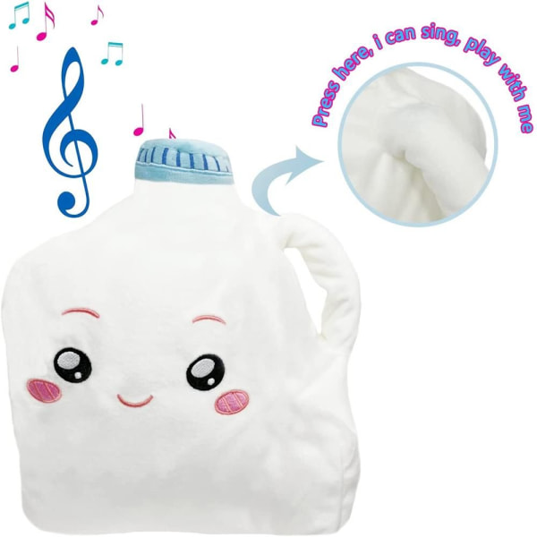 Lankybox Plyschleksaker Foxy och Boxy Plysch 1-White Milk