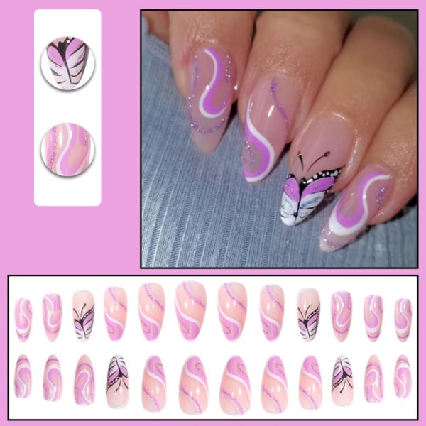 False Nails Almond 2 2 2