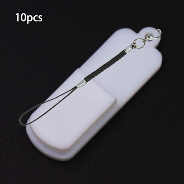 10 Stk U Disk Opbevaring Case U Disk Cover HVID white