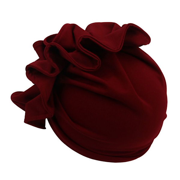 Lady Head Wraps Headscarf Bonnet PINK pink