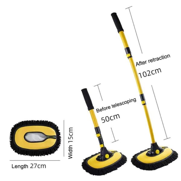 Bilvaskebørstesæt Bilvaskmoppe BLÅ Blue