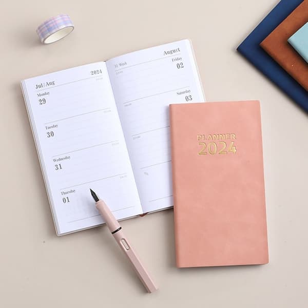 Schemabok Agendabok BLÅ Blue