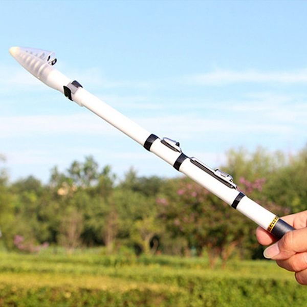 Teleskopfiskestang Pennstang HVIT 1,5M 1,5M White 1.5m-1.5m
