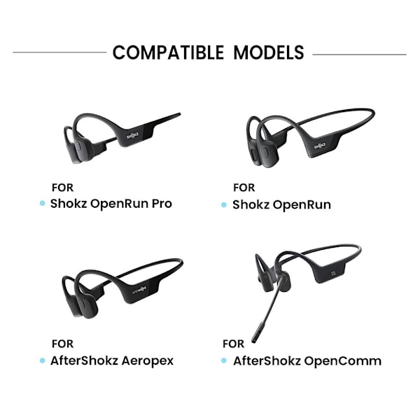 Lader for AfterShokz Trådløse Hodetelefoner Magnetisk Lading