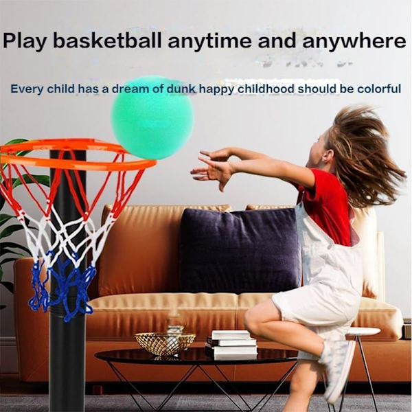 Silent Basketball Bouncing Basketball BLÅ 21CM Blue 21CM