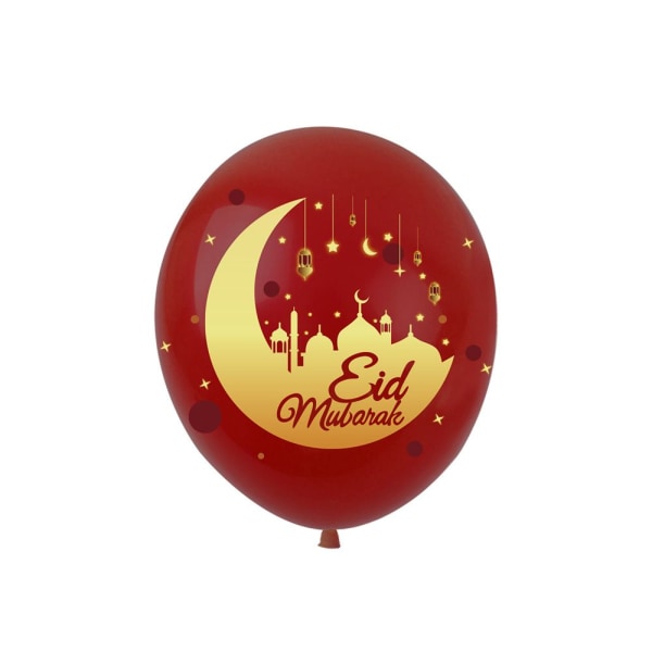 EID MUBARAK Ramadan festdekorasjonsbannerballonger